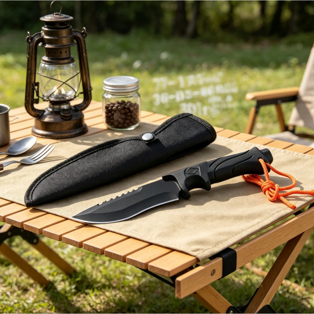 Edc Carry Fixed Blade Knife - Multifunktionales Camping- und Überlebensmesser mit Feststehender