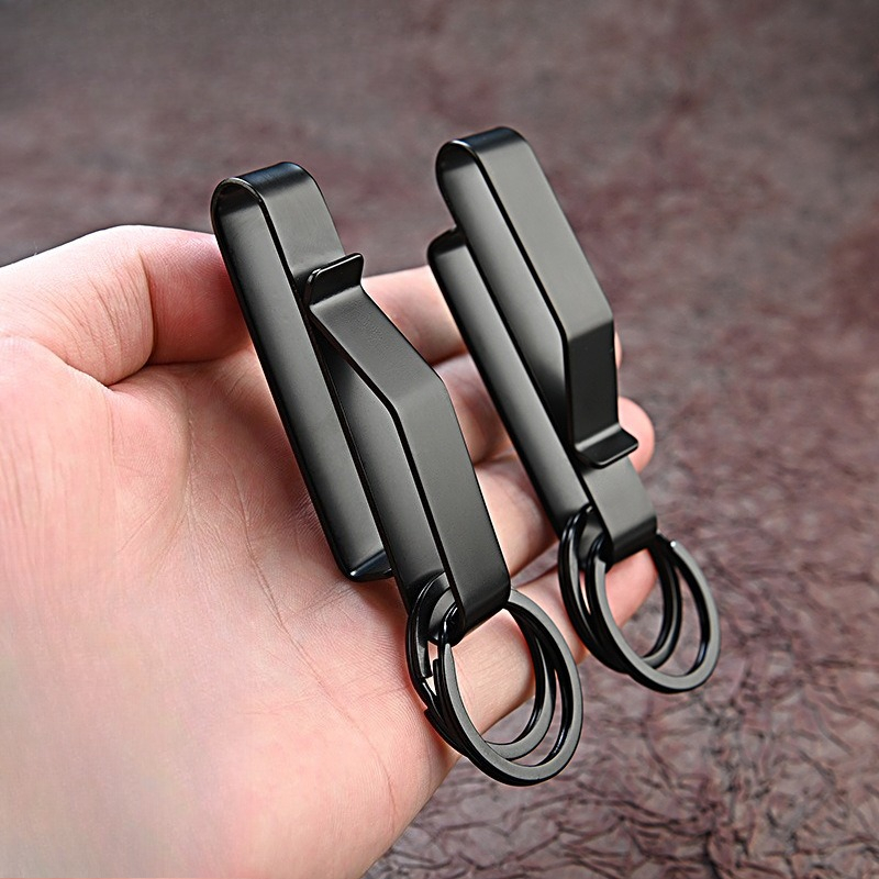 Edc Concealed Carry Belt - Edelstahl Molle Gürtelclip Schlüsselanhänger Outdoor Auto-Schlüsselanhänger