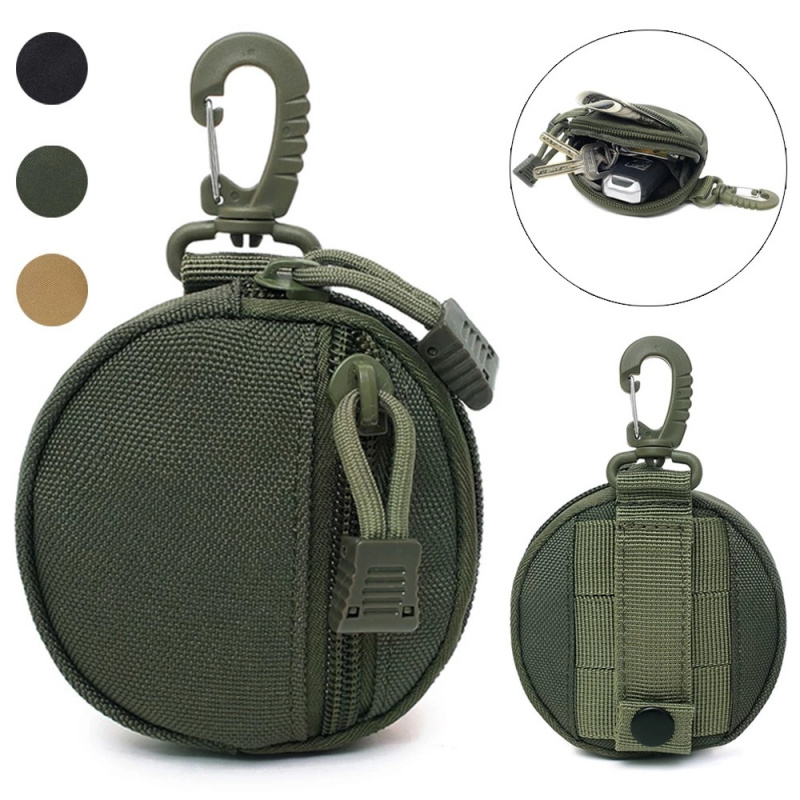 Edc Carry Pouch - Multifunktionale Outdoor-Hüfttasche Taktische Nylon-Mini-Schlüsseltasche mit Schnalle,