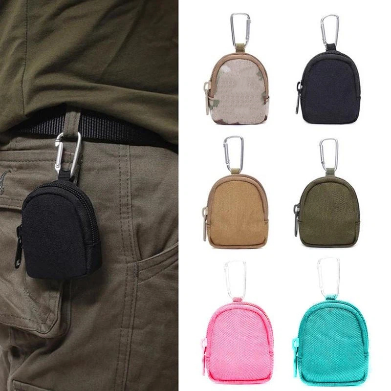 Edc Carry Bag For Men - Taktische EDC-Schlüsseltasche für Herren, Reißverschluss-Münzbörse Schlüsselanhänger-Tasche