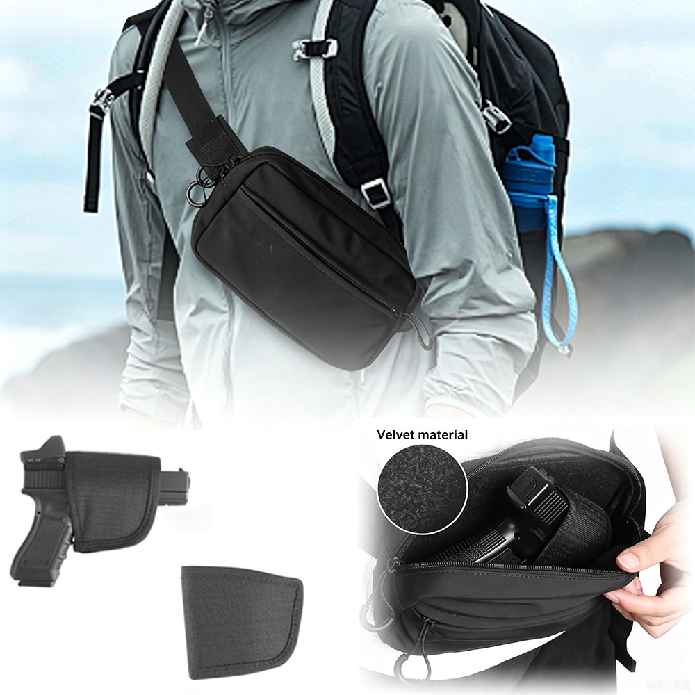 Edc Carry Pistols - Verdeckte Hüfttasche, taktische Bauchtasche mit Holster,