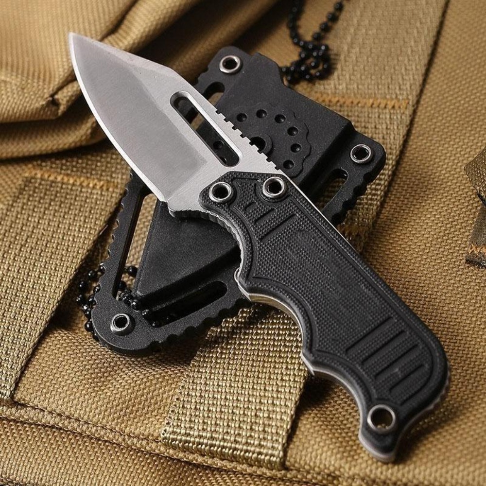 Tragbares Halsmesser mit Kydex – Edc Carry Fixed Blade Knife Bewertung und Preis