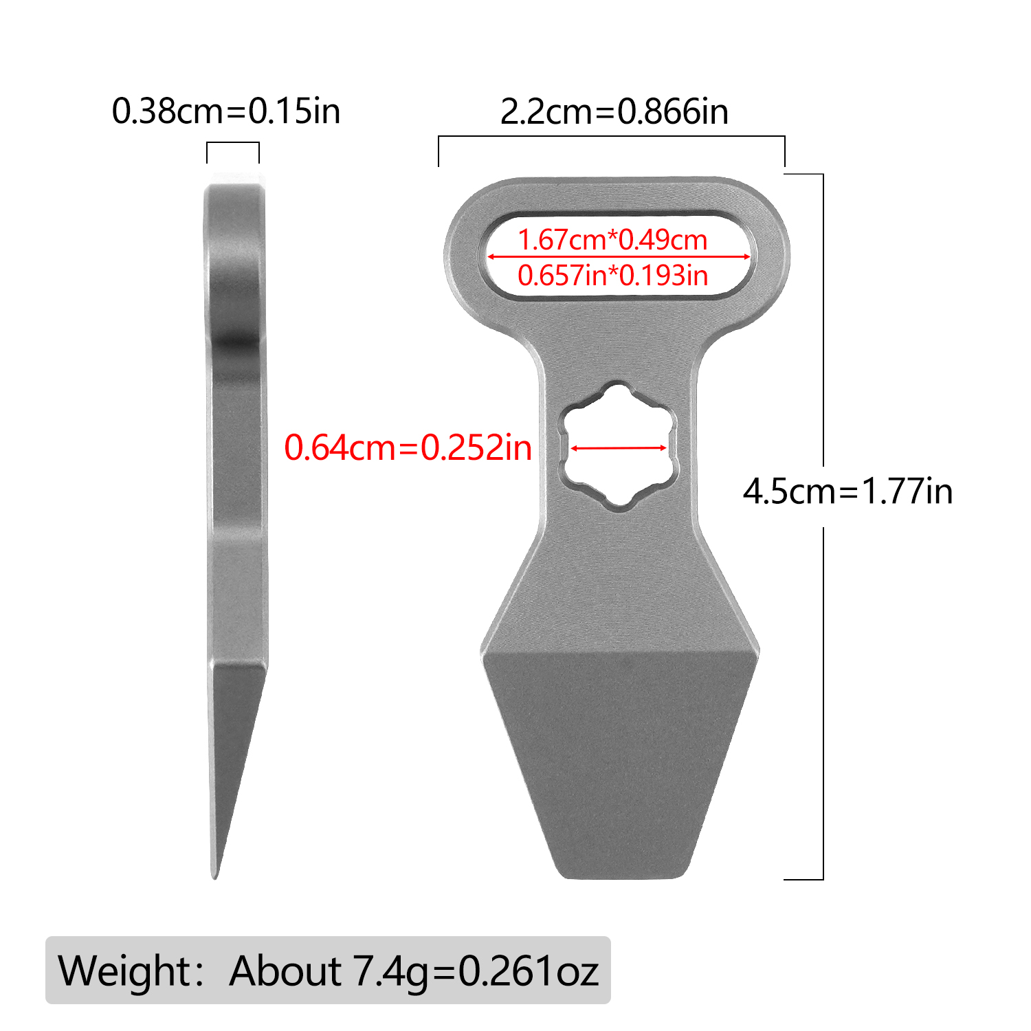 TC4 Titanlegierung Schlüsselan – Edc Carry For Men Bewertung und Preis