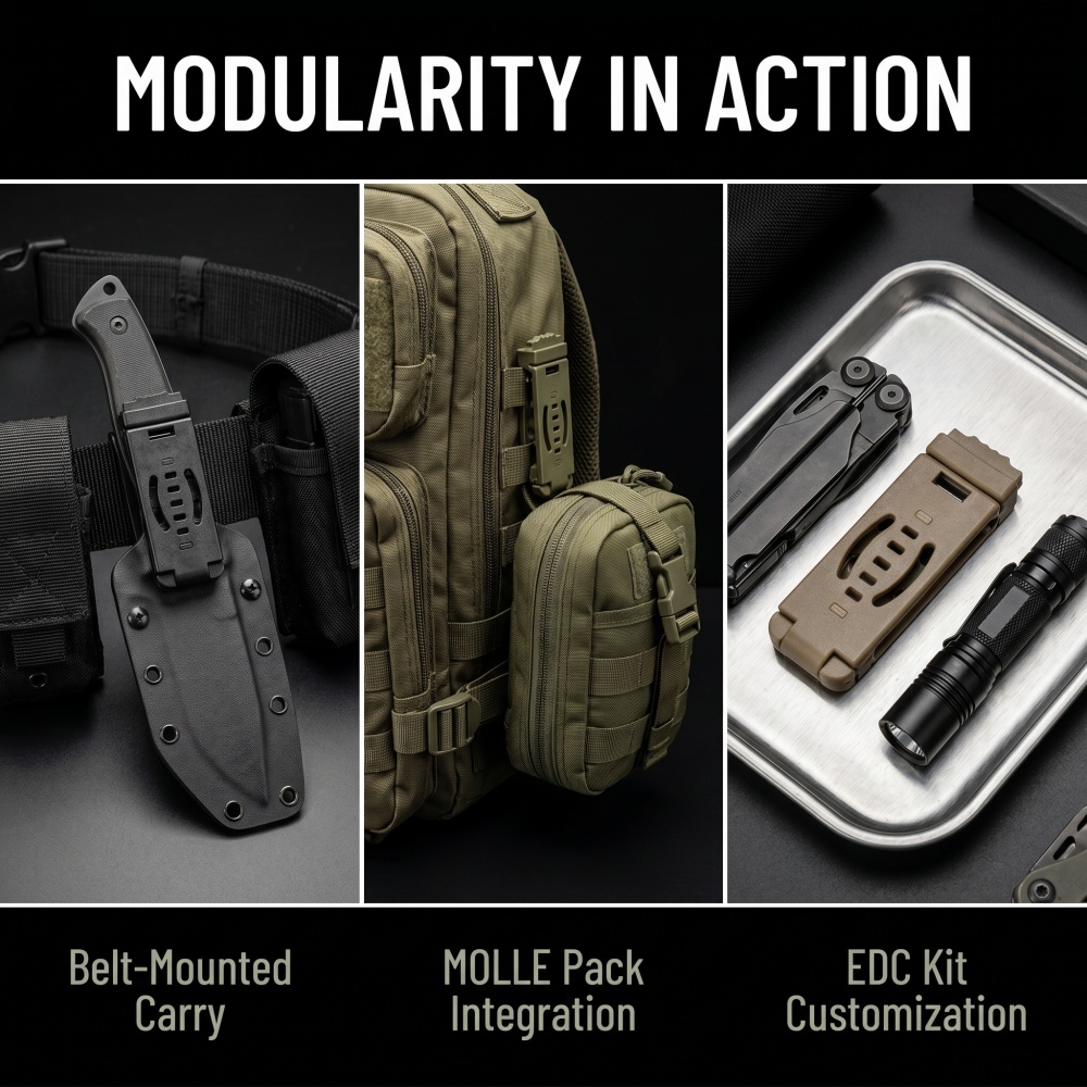 DIY Kydex Holster MOLLE Rücken – Edc Carry Clip Bewertung und Preis