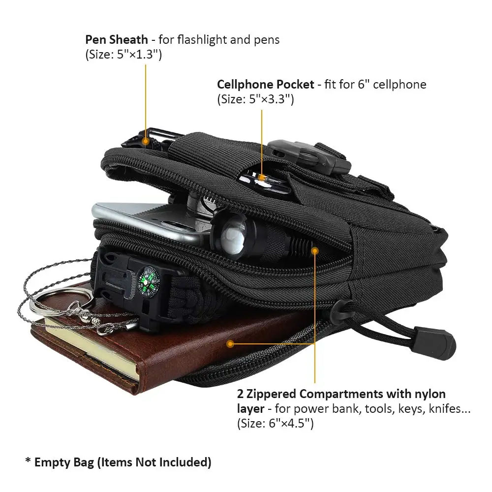 Outdoor-Ausrüstung Werkzeug-Ga – Edc Carry Pouch Bewertung und Preis